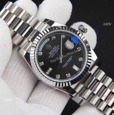 Best Replica Rolex Day-date 36 Black Dial President Watches